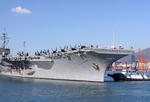 The USS Kitty Hawk aircraft carrier