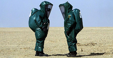 Protective chemical suits